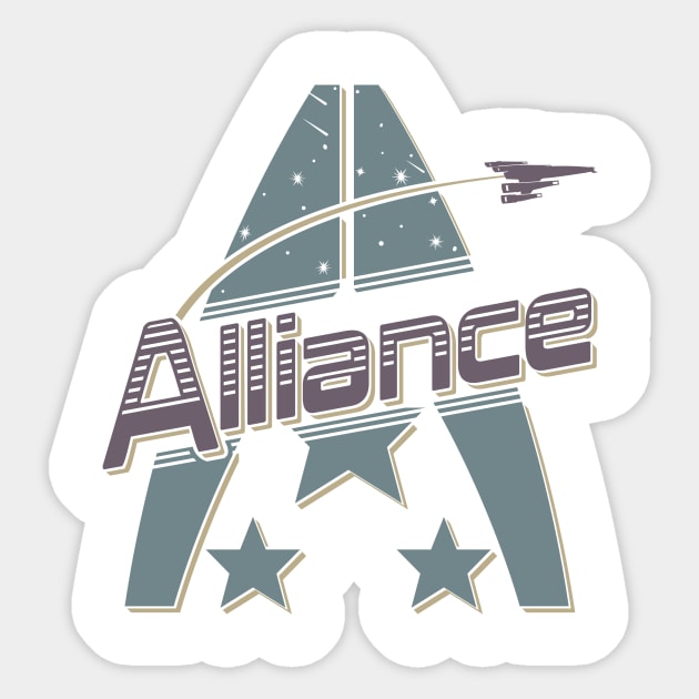 Alliance Vintage Sticker by Sowseegg